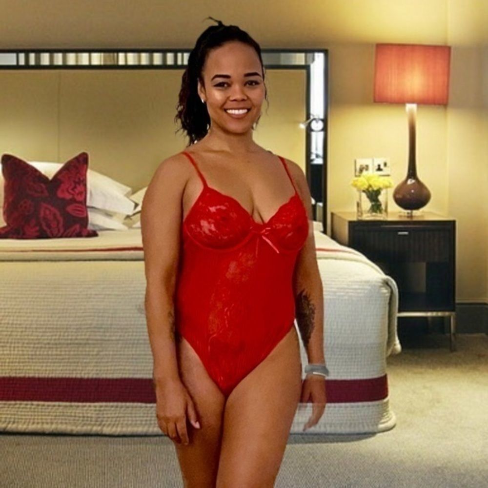 Floral Lace Teddy/Bodysuit - Picture 5 of 6